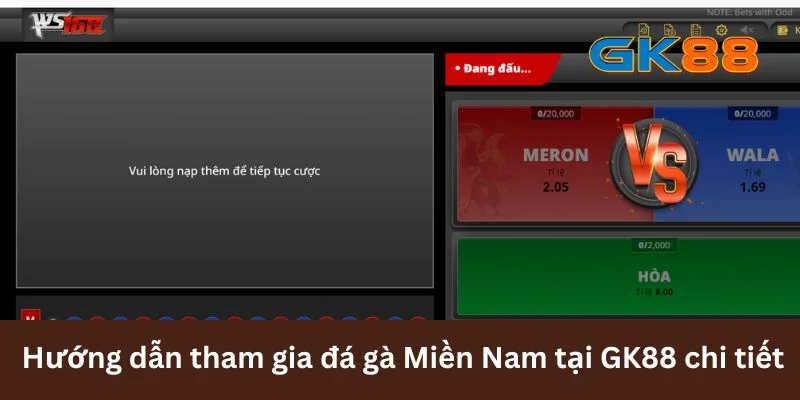 Cách chơi đá gà Miền Nam